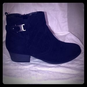 *Liz Claiborne* black suede boots